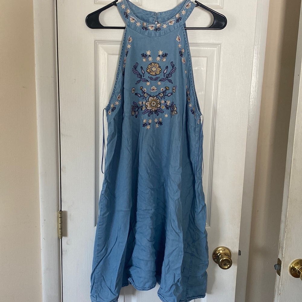 Denim flows dress!
